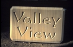 Valley View   carved in SANDSTONE